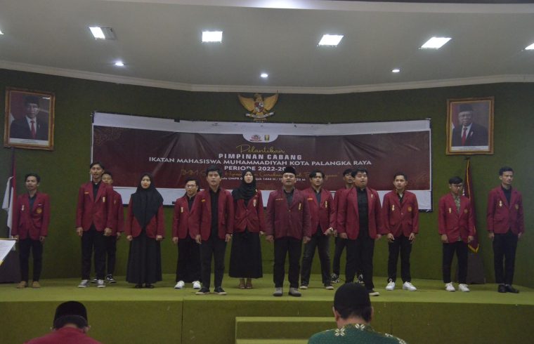 Pelantikan Pimpinan Cabang Ikatan Mahasiswa Muhammadiyah Kota Palangka Raya Menyuarakan Gerakan Sosial Berkemajuan